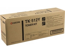Kyocera TK-512Y ( TK512 ) ( 1T02F3AUS0 ) OEM Yellow Laser Toner Cartridge