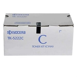 Kyocera TK-5222C ( TK5222C ) OEM Cyan Laser Toner Cartridge