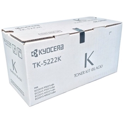Kyocera TK-5222K ( TK5222K ) OEM Black Laser Toner Cartridge