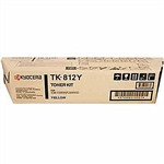 Kyocera TK-812Y ( TK812Y ) ( 370PC3KM ) OEM Yellow Laser Toner Cartridge