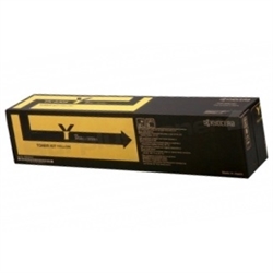 Kyocera TK8707Y ( TK-8707Y ) OEM Yellow Laser Toner Cartridge