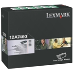 Lexmark 12A7460 OEM "Return Program" Black Laser Toner Cartridge