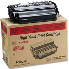 Lexmark 1380200 OEM Black Laser Toner Cartridge