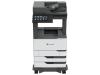 Lexmark MX822adxe Laser Multifunction Printer - Monochrome - Copier - Fax - Printer - Scanner - 55 ppm Mono Print - 1200 x 1200 dpi Print - Automatic Duplex Print - Up to 300000 Pages Monthly - 2650 sheets Input - Color Scanner