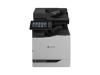 Lexmark CX860DE Laser Multifunction Printer - Color - Plain Paper Print - Floor Standing - Copier/Fax/Printer/Scanner - 60 ppm Mono/60 ppm Color Print - 1200 x 1200 dpi Print - Automatic Duplex Print