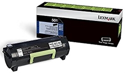 Lexmark 501 ( 50F1000 ) OEM "Return Program" Black Toner Cartridge