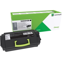 Lexmark 521HL ( 52D0H08 ) OEM High Yield Duplex Toner Cartridge for Label Applications