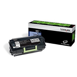 Lexmark 521 ( 52D1000 ) OEM "Return Program" Black Toner Cartridge