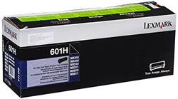 Lexmark 601H ( 60F1H00 ) OEM "Return Program" Black High Yield Laser Toner Cartridge