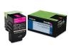 Lexmark 701HM ( 70C1HM0 ) OEM "Return Program" Magenta High Yield Laser Toner Cartridge