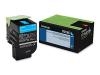 Lexmark 701XC ( 70C1XC0 ) OEM "Return Program" Cyan Extra High Yield Laser Toner Cartridge