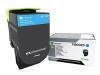 Lexmark 71B0H20 OEM Cyan High Yield Laser Toner Cartridge