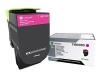 Lexmark 71B1HM0 OEM "Return Program" Magenta High Yield Laser Toner Cartridge