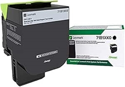 Lexmark 71B1XK0 OEM "Return Program" Black Extra High Yield Laser Toner Cartridge