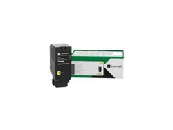 Lexmark 71C10Y0 OEM "Return Program" Yellow Toner Cartridge.  This Return Program / "Return Program" Laser toner cartridge is sold at a discount price and when empty, it is to be returned to Lexmark for remanufacturing or recycling.