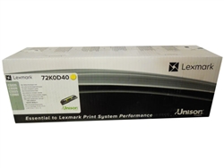 Lexmark 72K0D40 OEM Yellow Developer Unit