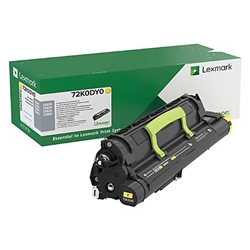 Lexmark 72K0DY0 OEM "Return Program" Yellow Developer Unit