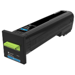 Lexmark 72K1XC0 OEM "Return Program" Cyan High Yield Laser Toner Cartridge