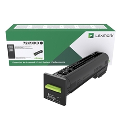 Lexmark 72K1XK0 OEM "Return Program" Black High Yield Laser Toner Cartridge