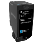 Lexmark 74C0H20 OEM Cyan Extra High Yield Laser Toner Cartridge