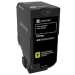 Lexmark 74C10Y0 OEM "Return Prgram" Yellow Toner Cartridge