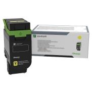 Lexmark 75M0H40 OEM Yellow Toner Cartridge; 8,800 Pgs