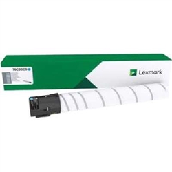 Lexmark 76C00C0 OEM Cyan Laser Toner Cartridge