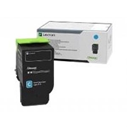Lexmark 78C0U20 OEM Cyan Ultra High Yield Laser Toner Cartridge
