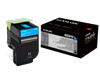 Lexmark 800H2 ( 80C0H20 ) OEM Cyan High Yield Toner Cartridge
