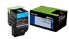 Lexmark 801C ( 80C10C0 ) OEM "Return Program" Cyan Toner Cartridge