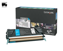 Lexmark C5220CS OEM "Return Program" Cyan Laser Toner Cartridge