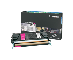 Lexmark C5220MS OEM "Return Program" Magenta Laser Toner Cartridge