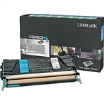 Lexmark C5240CH OEM "Return Program" Cyan High Yield Laser Toner Cartridge