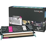 Lexmark C5240MH OEM "Return Program" Magenta High Yield Laser Toner Cartridge