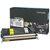 Lexmark C5242YH OEM Yellow High Yield Laser Toner Cartridge