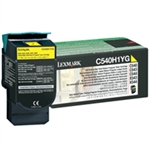 Lexmark C540H1YG OEM "Return Program" Yellow High Yield Laser Toner Cartridge
