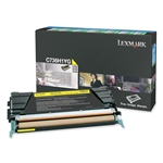 Lexmark C736H1YG OEM "Return Program" Yellow High Yield Laser Toner Cartridge