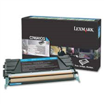 Lexmark C746A1CG OEM "Return Program" Cyan Laser Toner Cartridge