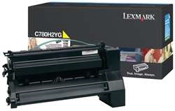 Lexmark C780H2YG OEM Yellow High Yield Laser Toner Cartridge