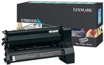 Lexmark C782X1CG OEM "Return Program" Cyan Extra High Yield Laser Toner Cartridge