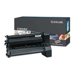 Lexmark C782X2KG OEM Black Extra High Yield Laser Toner Cartridge