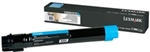 Lexmark C950X2CG OEM Cyan High Yield Laser Toner Cartridge