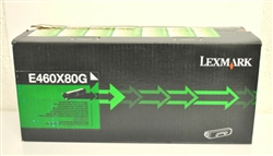 Lexmark E460X80G OEM Remanufactured Black High Yield Laser Toner Cartridge