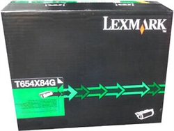 Lexmark T654X84G OEM Remanufactured Black Extra High Yield Laser Toner Cartridge for Label Applications