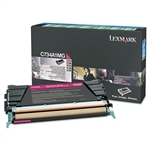 Lexmark X746A1MG OEM "Return Program" Magenta Laser Toner Cartridge