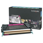 Lexmark X746A2MG OEM Magenta Laser Toner Cartridge