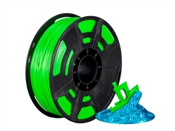 Monoprice PLA Hi-Gloss 3D Printer Filament; 1.75mm; 1kg/spool - Green - Part# 36278