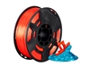 Monoprice PLA Hi-Gloss 3D Printer Filament; 1.75mm; 1kg/spool - Orange Red - Part# 36281
