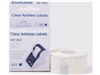 Seiko SLP-1RLC Clear Address Labels 1 1/8" X 3 1/2" (130 Labels per roll / 1 roll per box)