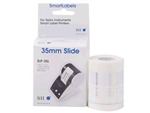 Seiko SLP-35L 35mm Slide Labels 7/16" x 1 1/2" (300 Labels/Roll / 1 roll per box)
